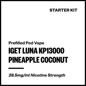 IGET Luna KP13000 - Pineapple Coconut (Starter Kit)