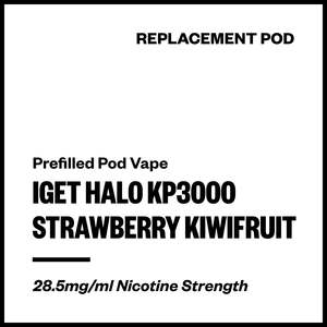 IGET Halo KP3000 - Strawberry Kiwifruit (Replacement Pod)