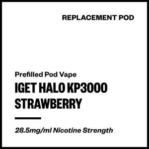 IGET Halo KP3000 - Strawberry (Replacement Pod)