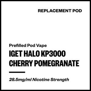 IGET Halo KP3000 - Cherry Pomegranate (Replacement Pod)