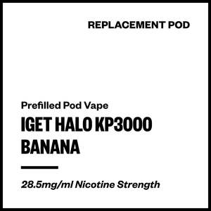IGET Halo KP3000 - Banana (Replacement Pod)