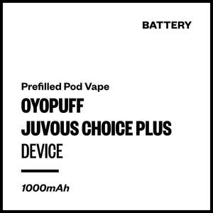 All Hardware: Oyopuff Juvous Choice Plus Device (Battery Only)