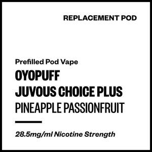Oyopuff Juvous Choice Plus - Pineapple Passionfruit (Replacement Pod)