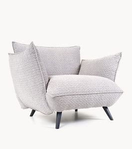 Gray sofa – Varcoe McMillan Architecture