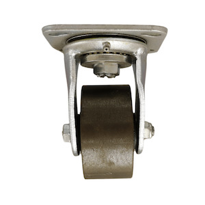 Fixed Castor 125mm Cast Iron Wheel