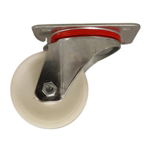 Swivel Plate Castor 80mm Nylon Wheel