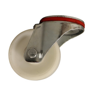 Products: Bolt Hole Swivel Castor 80mm Nylon Wheel
