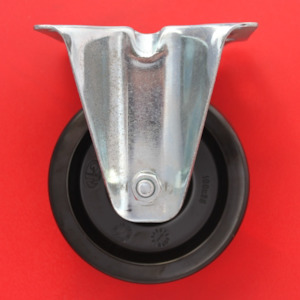 Fixed Plate Castor Heavy Duty 100mm High Temp Wheel