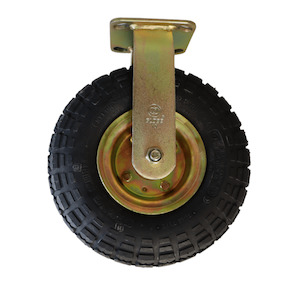 Pneumatic Fixed Plate Castor 250mm Wheel