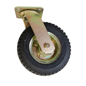 Pneumatic Swivel Plate Castor 200mm Wheel