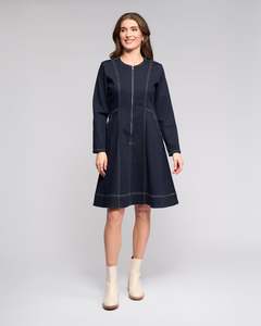 Autumn Winter 26: Sienna Dress - Ink Denim