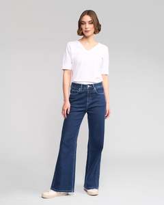 Aw26 Jeans: Wren Jean - Dark Blue