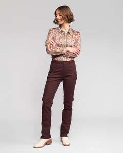 Aw26 Jeans: Studio Jean - Merlot