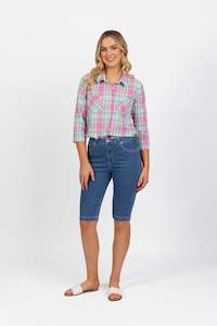 Shorts All: 5804 Blue Hue - Slim Leg Denim Short