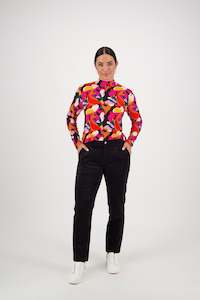 Button Up Pants Outlet: 5982MW Pewter - Ankle Grazer Relaxed Boyfriend Cord Pant