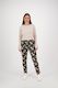 5899A Karma - Skinny Leg Ankle Grazer Printed Pant with Elastic Back Waist