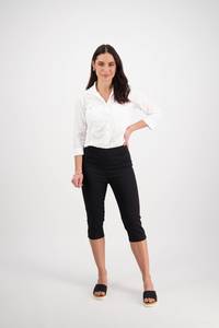 Sale Pull On Pants: Atlas 3/4 Pant - Black