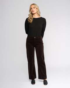 Aw26 Drop 1 Button Up Pants: Market Cord Pant - Walnut