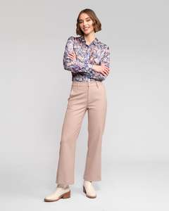Aw26 Drop 1 Button Up Pants: Neve Pant - Oyster