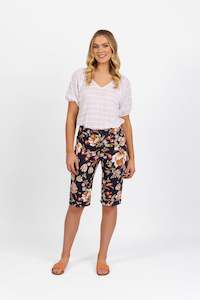 Shorts All: H1001ALW Freya - Printed Lightweight Straight Leg Short