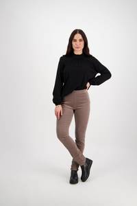 Permanent Collection Pull On Pants: Origin Cord Pull On - Taupe