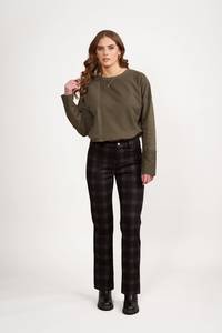 Sale Pants: Slim Leg Ponti Pant - Oak