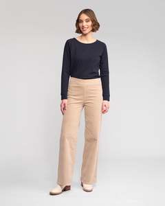 Loft Cord Pull On - Oat