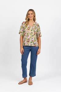 V-Neck Top - Capri