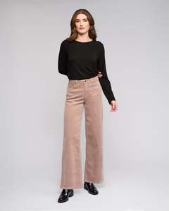 Aw26 Drop 1 Button Up Pants: Empire Cord Pant - Twig