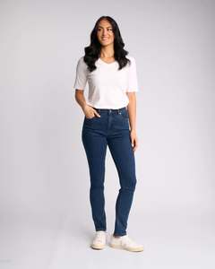 Aw26 Jeans: Reign Jean - Brushed Indigo Denim