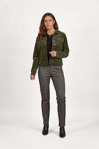 4051M Deep Sage - Pinwale Cord DJ