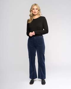 Button Up Pants: Daily Cord Pant - Slate