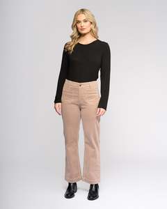 Button Up Pants: Daily Cord Pant - Twig