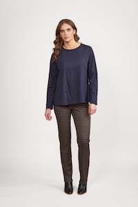 4477 Ink - Swing Top with Off Centre Split Detail