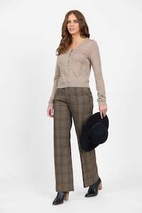 Merino All: 4147 Twig - 100% Merino Cropped Cardi