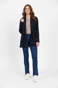 Merino All: 4469 Midnight - 100% Merino Relaxed Cardi