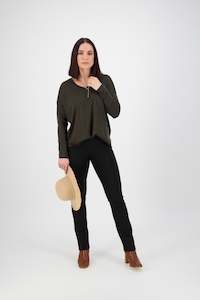 Home Page: Bay Ponti Pull On - Black