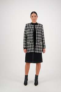 All Jackets: 2081 Collarless Coat - Starlight