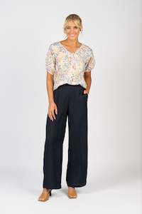 5017 Wide Leg Pant - Ink