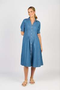 6114 Dress - Mid Wash