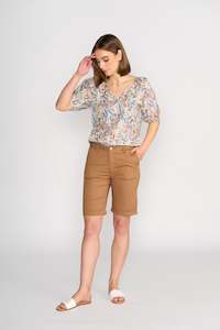 All Shorts: 5775A Above Knee Short - Pecan