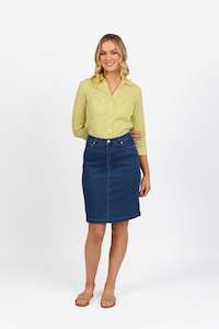 Sale Skirts: 372AV Denim Skirt - Garden