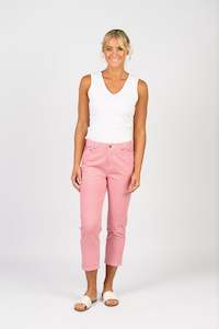 Sara 7/8 Pant - Red Gingham