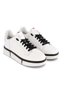 All Footwear: VS-001 White/White/Black - Sneaker
