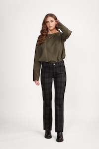 5803 Slim Leg Ponti Pant - Bennett