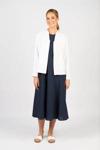 Spring Summer 25 Drop 1: Zip Up Jacket - White