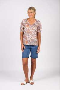 V-Neck Top - Tuscany