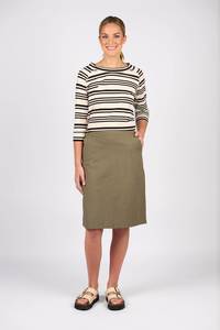 All Skirts: 7067 Pull-On Skirt - Army