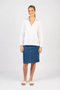 Spring Summer 25 Shirts: Button Up Shirt - White