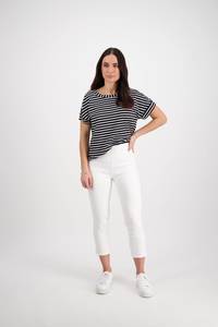 Pull On Pants: Harbour 7/8 Pant - White